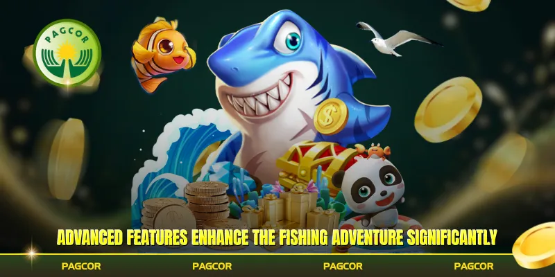 Advanced features enhance the fishing adventure significantly