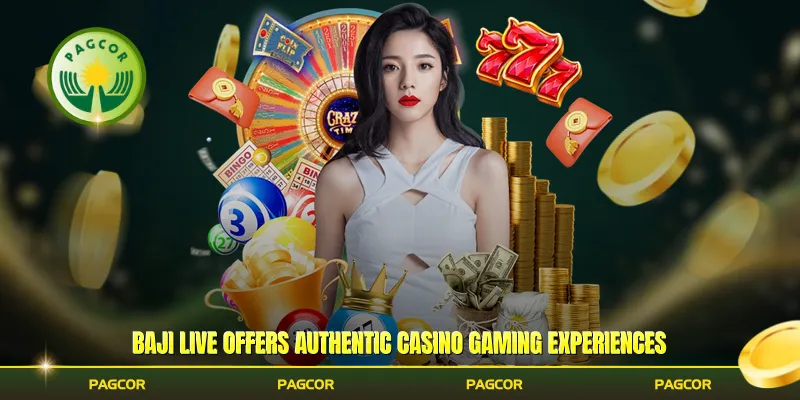 Baji Live offers authentic casino gaming experiences