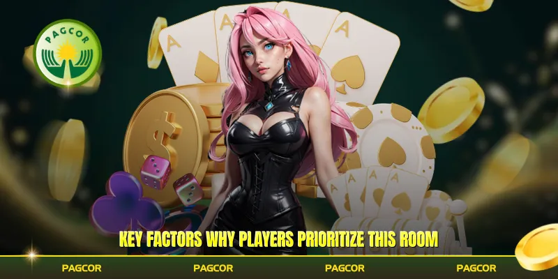 Key factors why players prioritize this room