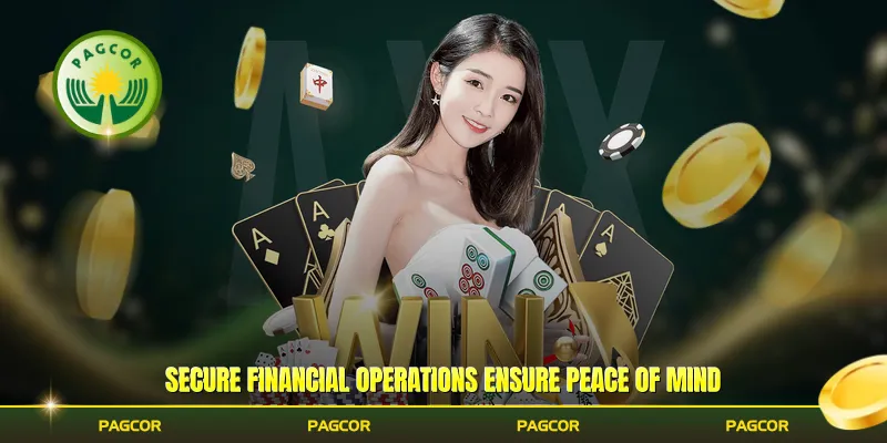 Secure financial operations ensure peace of mind